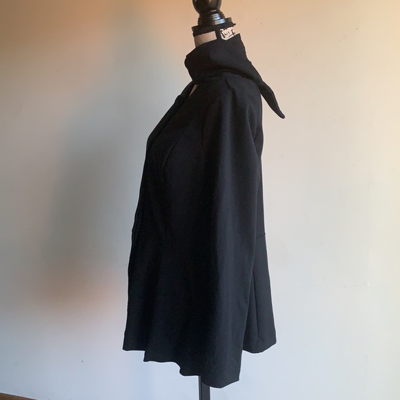 Eloquii black soft shell peplum jacket - Picture 7 of 12